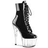 Pleaser - ADORE1020 Plattformstiefel, Poledance Schuhe - Schwarz/Transparent Product image